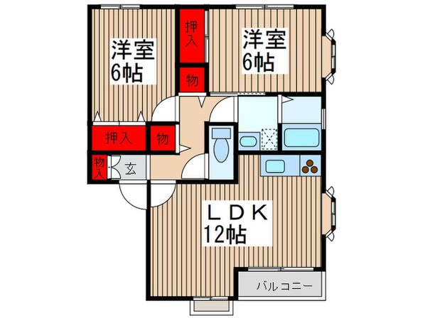 グラン・シャトーAの物件間取画像